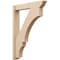 Ekena Millwork 6-in W x 32-in D x 44-in H Balboa Trad Rough Cedar Woodgrain TimberThane Outlooker, Primed Tan OUTUR060X32X44BOA04RCPR - alternate 1